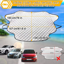 Carica l'immagine nel visualizzatore di Gallery, Copertura Parabrezza Auto,Parasole Auto Parabrezza Anteriore 3 magneti Ripiegabile Contro i Raggi UV per Auto, t roc, Je