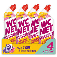 Carica l'immagine nel visualizzatore di Gallery, Wc Net Sensorial Pink Joy, Peonia e Muschio Bianco, 700 ml x 4