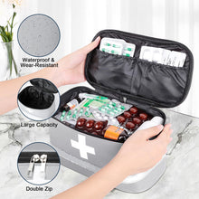 Carica l'immagine nel visualizzatore di Gallery, Cozary 2 Pezzi Kit Pronto Soccorso Vuota, Grande &amp; Piccolo Cassetta Pronto Soccorso, Impermeabile Porta Medicine da Viag
