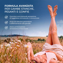 Carica l'immagine nel visualizzatore di Gallery, Dulac - Omniven Crema Gambe Effetto Freddo, con Diosmina e Rusco, 150 ml