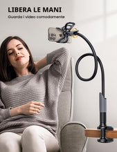 Carica l'immagine nel visualizzatore di Gallery, Lamicall Supporto Telefono, Collo D'oca Supporto Regolabile - Universale Stand per iPhone 17 16 15 14 13 Pro Max, Plus M