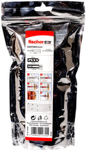 Carica l'immagine nel visualizzatore di Gallery, Fischer Big Pack DUOPOWER 6 x 30 mm, 240 Tasselli Universali per Ogni Tipo di Muro, Cartongesso, Gasbeton, 536382