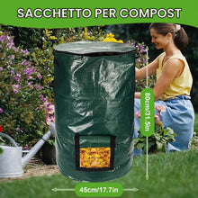 Carica l'immagine nel visualizzatore di Gallery, Garden Stand Up Composter,Contenitore per Compost Giardino,Compostiera Domestica,Moderna Mini Compostiera Rapida, Compos