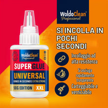 Carica l'immagine nel visualizzatore di Gallery, WoldoClean Colla Istantanea Universale Gel 50g - Extra Forte Attaccatutto