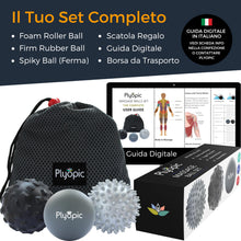 Carica l'immagine nel visualizzatore di Gallery, Plyopic Palline da Massaggio (Set di Massage Balls) | Sfere Massaggianti Muscolari per Automassaggio, Il Rilascio Miofas