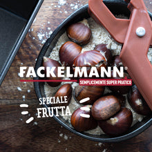 Carica l'immagine nel visualizzatore di Gallery, Fackelmann Taglia castagne, per tagliare e sbucciare facilmente, materiale in plastica alimentare con lame in acciaio in