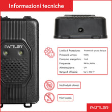 Carica l'immagine nel visualizzatore di Gallery, PATTLER Dissuasore Anti Martora per Auto con Luce - Alimentazione con Batteria Auto 12V, Batteria AA o USB - Protezione 