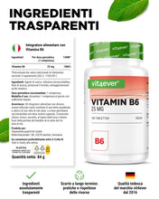 Carica l'immagine nel visualizzatore di Gallery, vit4ever Vitamina B6 come P-5-P - 365 Compresse