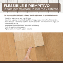 Carica l'immagine nel visualizzatore di Gallery, Stucco per Legno Colorato Pronto all’Uso – Aguaplast Woodlite Fibrorinforzato – Riempitivo per Buchi e Crepe su Mobili, 