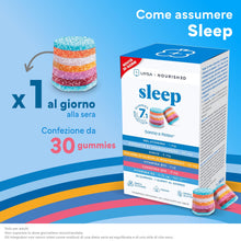 Carica l'immagine nel visualizzatore di Gallery, UPSA x Nourished Sleep, 60 Gummies, 2 Confezioni, Melatonina e Ashwagandha