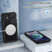 Carica l'immagine nel visualizzatore di Gallery, CENHUFO Privacy Cover iPhone 12/iPhone 12 Pro, con Protezione Schermo Vetro Temperato Anti Spia Integrata, 360 Gradi Ant