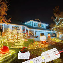 Carica l'immagine nel visualizzatore di Gallery, RUNCCI-YUN Kit connettore luce LED RGB 3528 2835 2 pin 8 mm, include cavo di prolunga LED da 20 m, connettore senza spaz