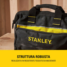 Carica l'immagine nel visualizzatore di Gallery, STANLEY 1-93-330 Borsa portautensili 30 x 25 x 13 cm con base rigida