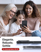 Carica l'immagine nel visualizzatore di Gallery, LeYi Cover Magnetica per Samsung Galaxy A56 5G con Vetro Temperato(Nero)
