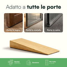 Carica l'immagine nel visualizzatore di Gallery, Fermaporta da Pavimento - Ferma Porta da Pavimento Legno - Blocca Porta