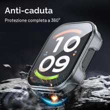 Carica l'immagine nel visualizzatore di Gallery, Fitudoos [2 Pezzi Cover per Xiaomi Redmi Watch 6 Active,custodia rigida in PC con pellicola protettiva in vetro temperat