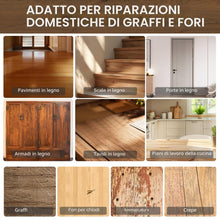 Carica l'immagine nel visualizzatore di Gallery, 8 Colori Stucco per Legno con Tonalità Marroni Comuni del legno
