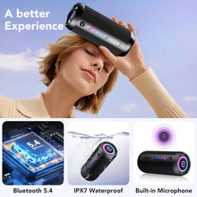 Carica l'immagine nel visualizzatore di Gallery, Cassa Bluetooth Portatile 25W, Altoparlante Bluetooth 5.4 con Bassi Potenti, 24 Ore di Autonomia, Impermeabile IPX7, TWS