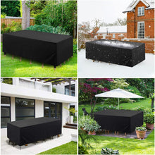 Carica l'immagine nel visualizzatore di Gallery, Copertura per Mobili da Giardino - Copertura Tavolo Esterno Impermeabile 210D Oxford - Antivento Anti-UV - Telo Protetti
