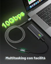 Carica l'immagine nel visualizzatore di Gallery, Cavo di Prolunga USB C [100W/2M] Cavo Type C Maschio a Femmina 10Gbps