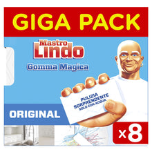 Carica l'immagine nel visualizzatore di Gallery, Mastro Lindo Gomma Magica, Rimuove Macchie e Segni Difficili, 8 Pezzi