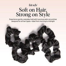 Carica l'immagine nel visualizzatore di Gallery, Kitsch Scrunchies Di Raso Per Capelli Per Le Donne - Più Morbido Di Seta Scrunchies | Scrunchies Di Raso Per Le Ragazze 