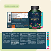 Carica l'immagine nel visualizzatore di Gallery, Quercetina Complex | 1000mg | Sophora Japonica | Con Bromelina, Vitamina C e Pepe Nero | Integratore di Flavonoidi | Alt