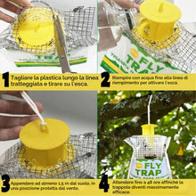 Carica l'immagine nel visualizzatore di Gallery, 3X Trappole per mosche da esterno,3X attrattivo,Trappola mosches esternos