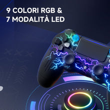 Carica l'immagine nel visualizzatore di Gallery, ECHTPower Upgrade Controller per P4, Porta Type-C, Pulsanti Posteriori, Controller Bluetooth per P4/ PC, Batteria da 100