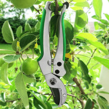 Carica l'immagine nel visualizzatore di Gallery, GRÜNTEK Forbici da Giardino Professionali. Cesoie da Potatura Giardino Piccole. Taglio a incudine. Forbici in alluminio 