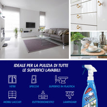 Carica l'immagine nel visualizzatore di Gallery, Vetril Detergente Spray Vetri e Superfici con Ammoniaca, 650 ml x 4