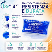 Carica l'immagine nel visualizzatore di Gallery, Ghiaccio Gel Riutilizzabile (26 x 15 cm) - Compressa fredda calda - Multifunzione - Ideale per Terapie, Dolori Muscolari
