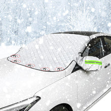 Carica l'immagine nel visualizzatore di Gallery, Copri Parabrezza per Auto Inverno, Telo Parabrezza Auto Antigelo, con 5 Magneti, Protezione dello Specchietto Retrovisor