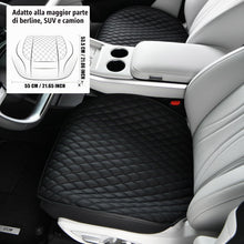 Carica l'immagine nel visualizzatore di Gallery, 1P coprisedili per auto, in pelle, con cuscino, universale, semi avvolto, impermeabili, antiscivolo (Copertura inferiore