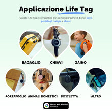 Carica l'immagine nel visualizzatore di Gallery, Lifemate Air Tag Android 2 Pack – Localizzatore Bluetooth Intelligente con GPS Portachiavi, Compatibile con App “Funzion