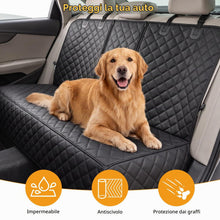 Carica l'immagine nel visualizzatore di Gallery, Coprisedile Auto per Cani, Telo Auto per Cani Impermeabile e Antigraffio