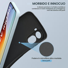 Carica l'immagine nel visualizzatore di Gallery, Cover per Xiaomi Redmi A7 Pro con Protettiva in Vetro Temperato, Silicone TPU Custodia 360 Antiurtfio Gradi,Nero