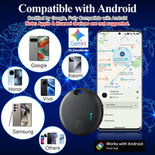 Carica l'immagine nel visualizzatore di Gallery, Air Tracker Android, 4 PCS Smart Tracker Gemini AI GPS Localizzatore Chiavi Compatibile con Trova Dispositivo(Solo Andro