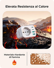 Carica l'immagine nel visualizzatore di Gallery, LENCENT Presa Multipla con USB, 7-IN -1 Multipresa Salvaspazio con