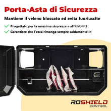 Carica l'immagine nel visualizzatore di Gallery, Roshield 2 X PRO Scatola di Esche e trappole per Topi e ratti|Scatola Killer|Blocchi Anti-Topo per Esterni e Interni|tra