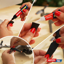 Carica l'immagine nel visualizzatore di Gallery, Loctite Super Attak Plastica, Colla per plastica istantanea, 2 g + 4 ml
