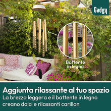 Carica l'immagine nel visualizzatore di Gallery, Gadgy Scacciapensieri Solare a Vento LED per Giardino e Terrazza