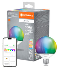 Carica l'immagine nel visualizzatore di Gallery, LEDVANCE Lampada LED SMART+ MATTER, smerigliata, 14W, 1521lm, forma a globo E27, luce colorata e luce bianca, compatibil