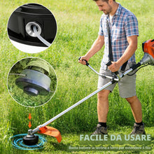 Carica l'immagine nel visualizzatore di Gallery, 2 Pezzi Testine Decespugliatore Universale M10 x 1,25, Testa a Doppio Filo per Decespugliatore, Universale Testina Filo 