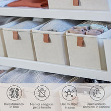 Carica l'immagine nel visualizzatore di Gallery, LOVE IT STORE IT Premium Organizer per cassetti, Lino, Beige, 2 pezzi