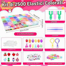 Carica l'immagine nel visualizzatore di Gallery, CUULANIX 2500+ Elastici per Braccialetti, Kit Elastici Braccialetti