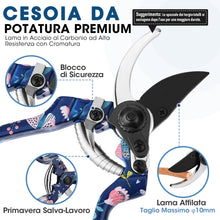 Carica l'immagine nel visualizzatore di Gallery, WORKPRO Set di attrezzi da giardino da 4 pezzi, attrezzi da giardino con scatola regalo, pala da giardino, cesoie da gia
