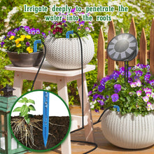 Carica l'immagine nel visualizzatore di Gallery, TRJZWA Kit di Irrigazione Automatica Solare per Vaso, Sistema di Irrigazione Automatico da Giardino, Sistema di Irrigazione Solare a Goccia con 9 Programmi di Irrigazione e 10m di Tubo di Irrigazione