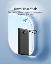 Carica l'immagine nel visualizzatore di Gallery, VRURC Power Bank 10000mAh, Slim Caricatore Portatile con 4 Cavi Intergrati