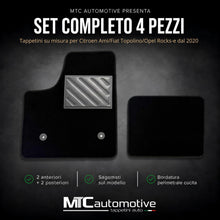 Carica l'immagine nel visualizzatore di Gallery, Tappetini Citroen Ami/Fiat Topolino/Opel Rocks-e dal 2020- | + Kit Agganci